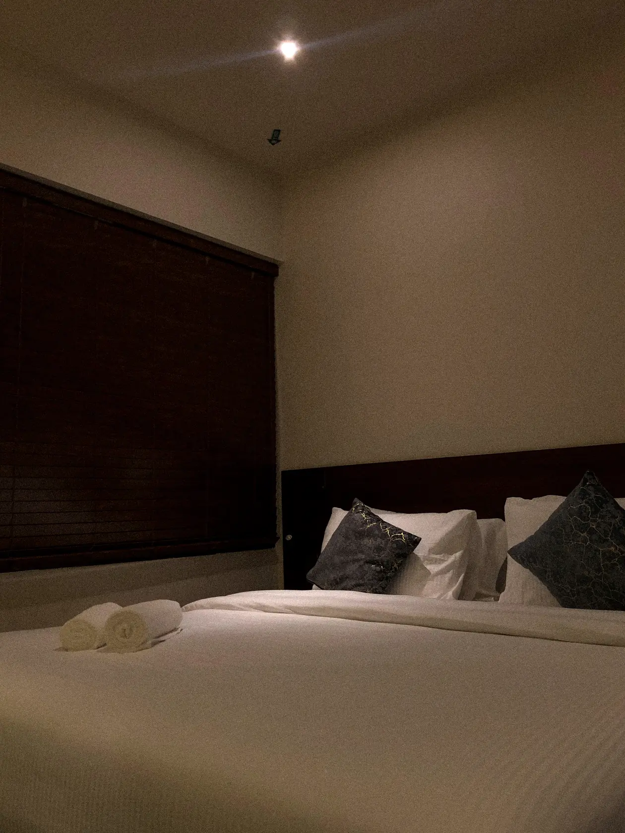 warm-lit bedside detail